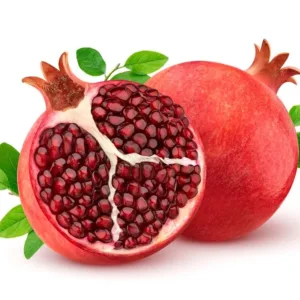 ripe-pomegranate-with-leaves-isolated-white-background-with-clipping-path_88281-5002