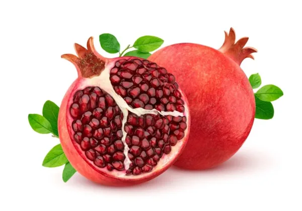 ripe-pomegranate-with-leaves-isolated-white-background-with-clipping-path_88281-5002